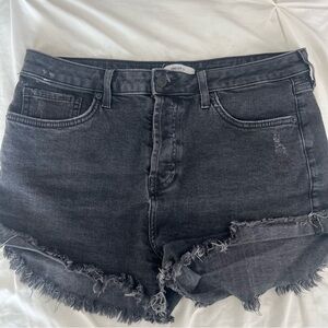 Forever 21 Black Denim Shorts.